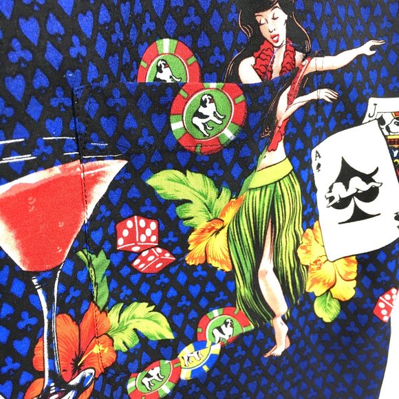 Big Dogs Hawaiian Rayon Camp Shirt EUC - Picture 5 of 12